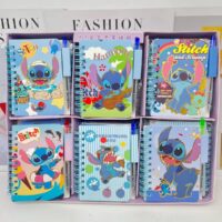 LIBRETA CON LAPICERA (STITCH)