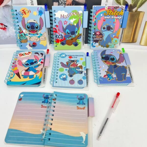 LIBRETA CON LAPICERA (STITCH)