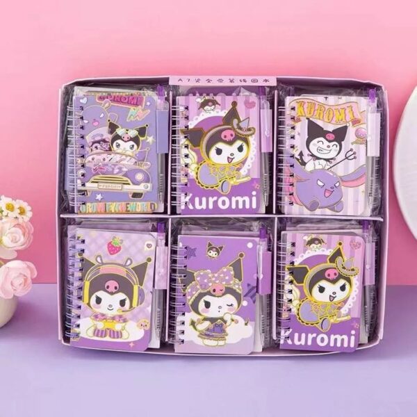 LIBRETA CON LAPICERA (KUROMI)