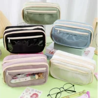 CARTUCHERA PASTEL DOBLE CIERRE UT529067