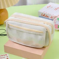 CARTUCHERA PASTEL DOBLE CIERRE UT529067