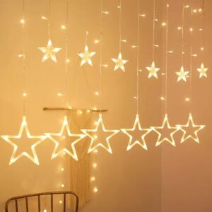 LUCES CORTINA ESTRELLA Y ESTERELLA (bolsa)