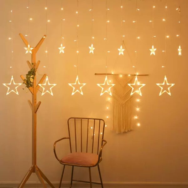 LUCES CORTINA ESTRELLA Y ESTERELLA (bolsa)